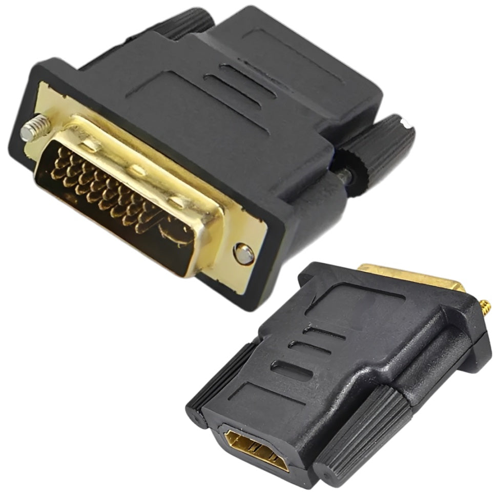 Adaptador Hdmi A Dvi 24+1 Conector Hembra A Macho