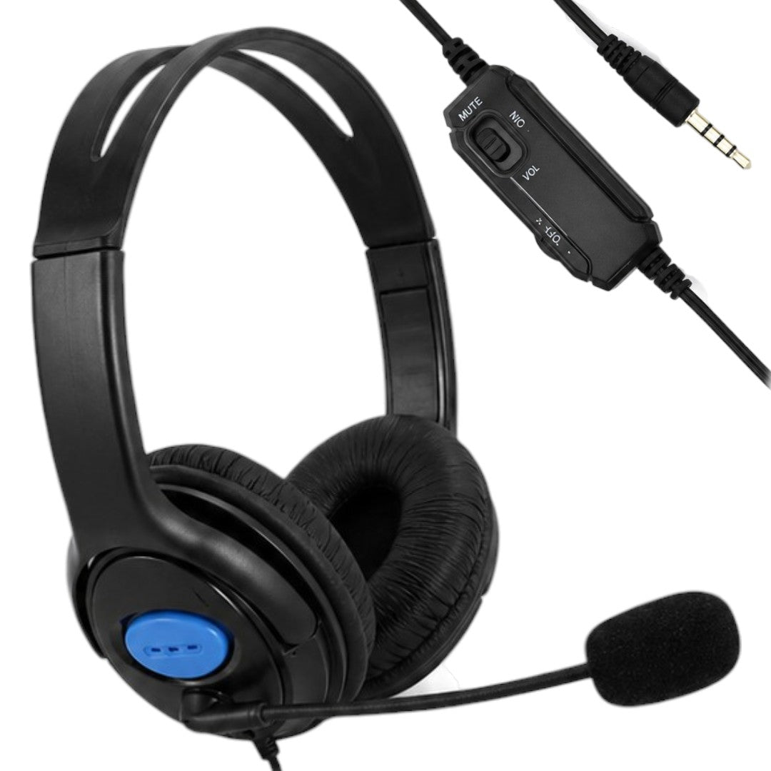 Auriculares Con Micrófono Para PC Consolas Gamer Jack Stereo