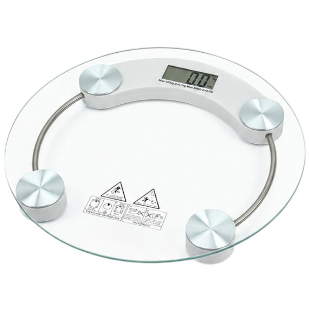 Balanza Baño Hasta 180kg Báscula Pantalla Lcd Vidrio templado 2003a