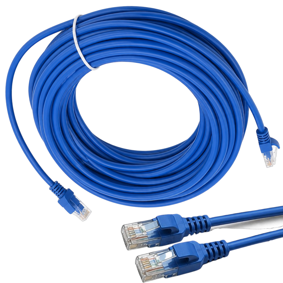 Cable Lan 25m Cat 5 Red Rj45 Ethernet Patch Cord
