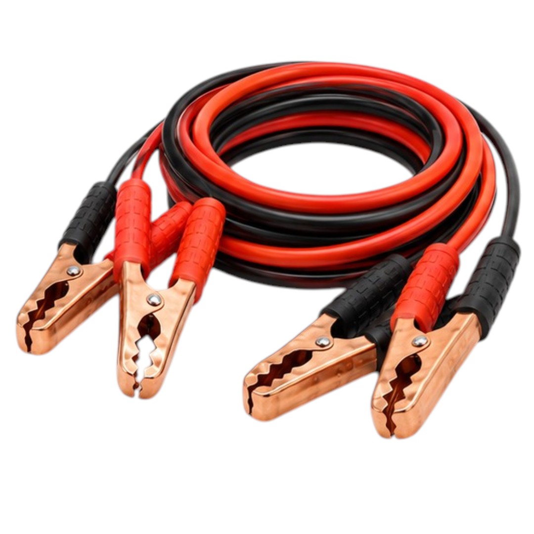 Cable Puente Batería Chicote 200A Carga 4 Pinzas Auto