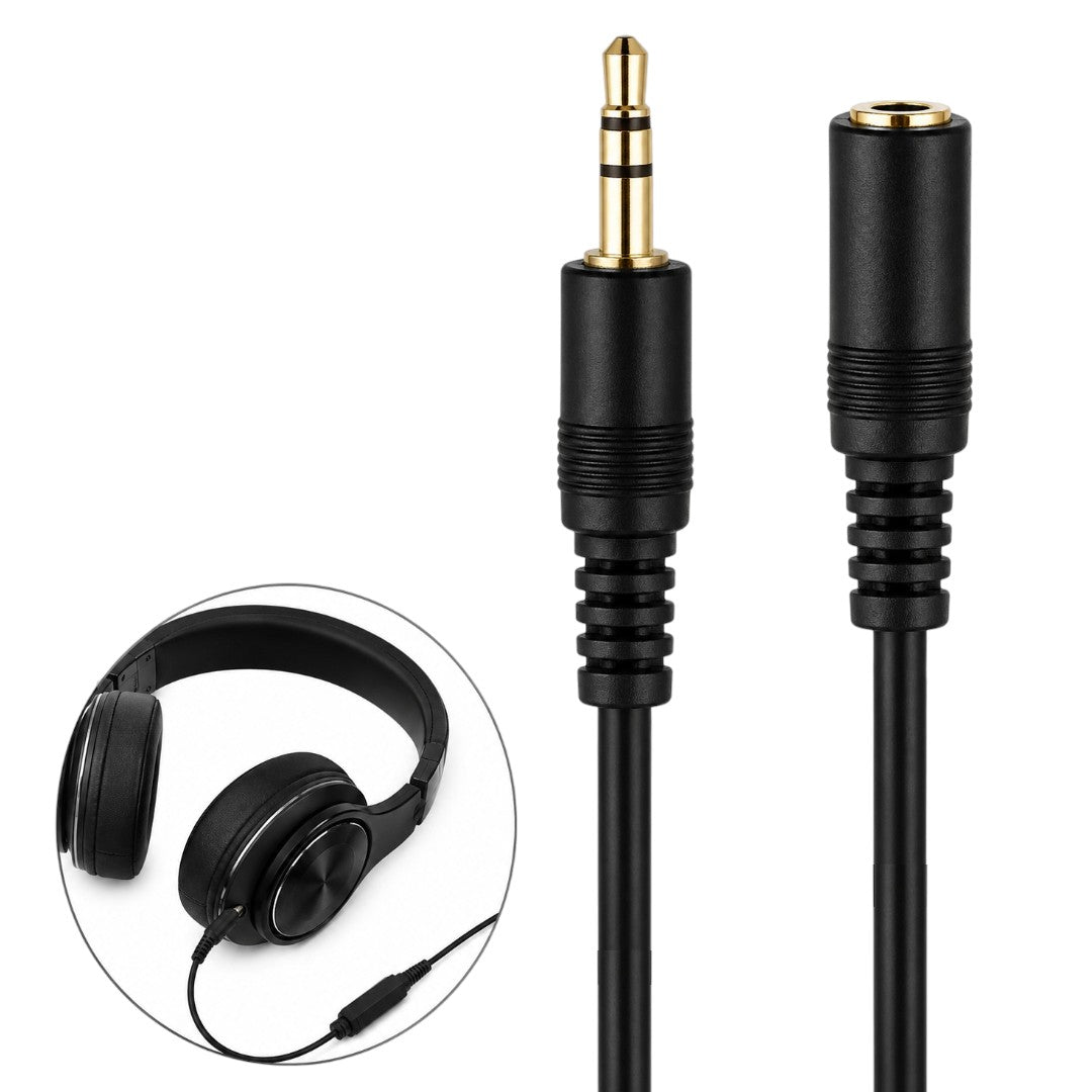 Cable Alargue 5m Spica Macho a Hembra Auris Audio Jack Aux