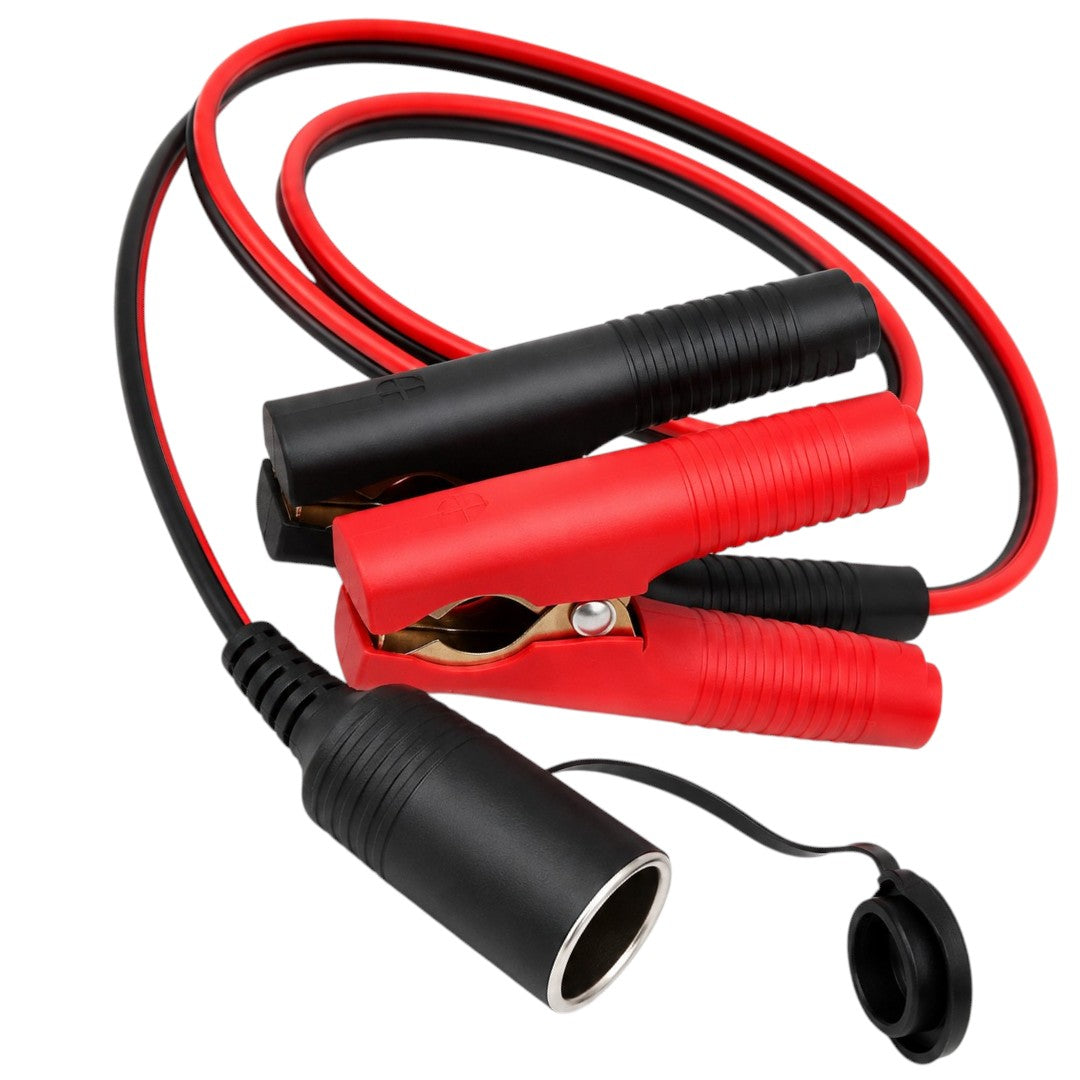 Cable Toma 12V Tipo Cenicero Con Pinzas Cocodrilo Universal Auto