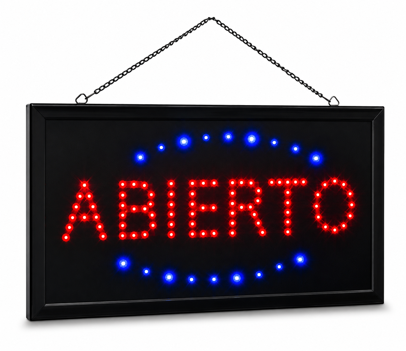 Cartel Abierto Led Panel Luminoso Luz Letrero Promocional 220v