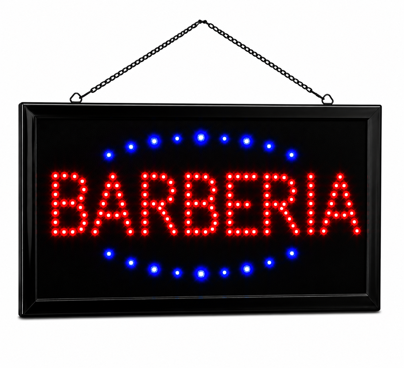Cartel BARBERIA Led Panel Luminoso Luz Letrero Promocional 220v