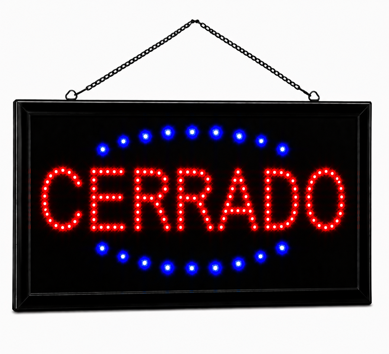 Cartel CERRADO Led Panel Luminoso Luz Letrero Promocional 220v