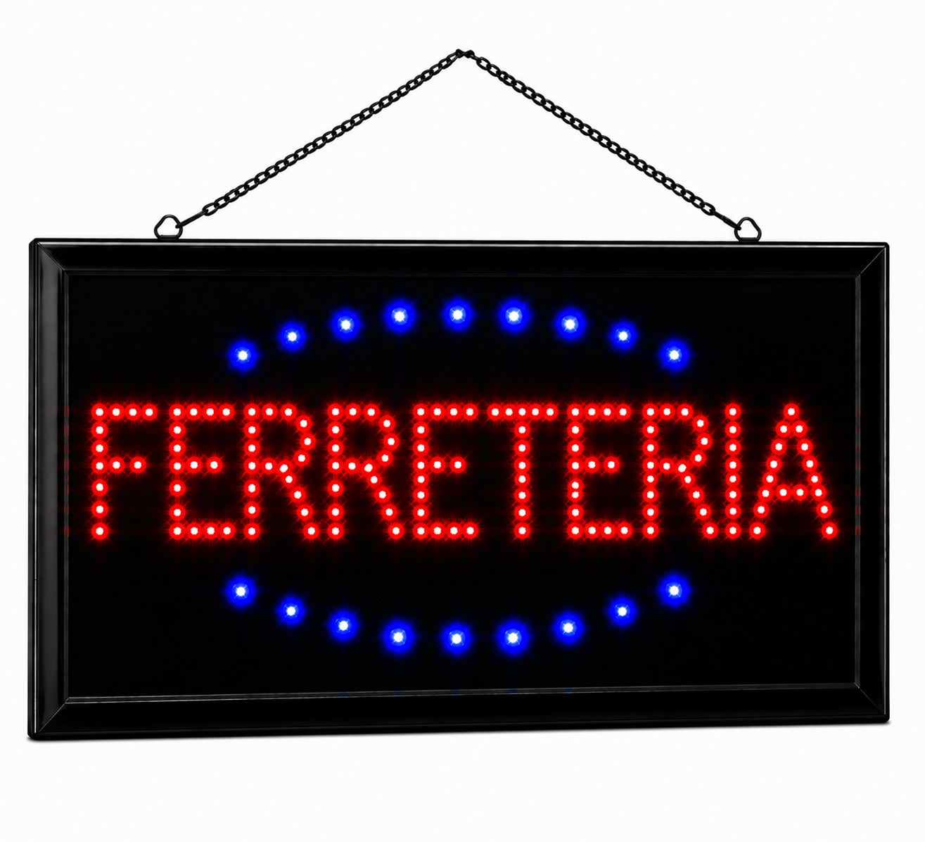 Cartel FERRETERIA Led Panel Luminoso Luz Letrero Promocional 220v