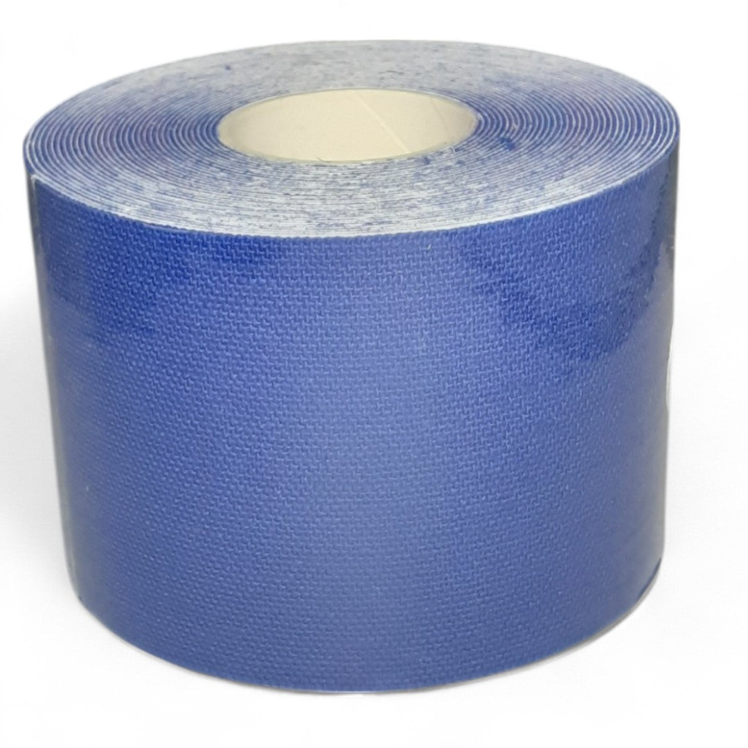 Cinta Kinesiológica 5cm x 5m Adhesiva Elástica Deportiva Colores Azul
