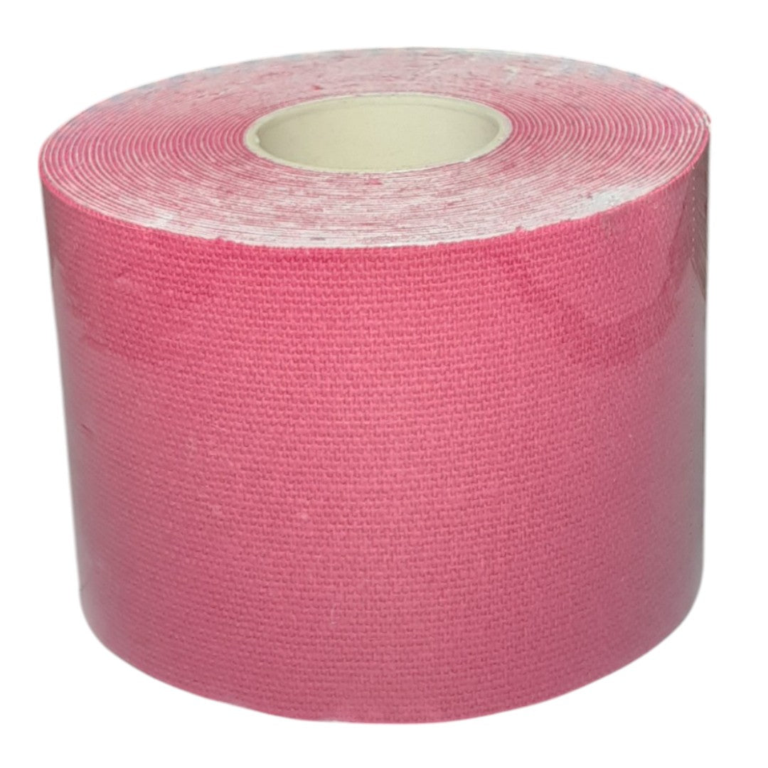 Cinta Kinesiológica 5cm x 5m Adhesiva Elástica Deportiva Colores Rojo