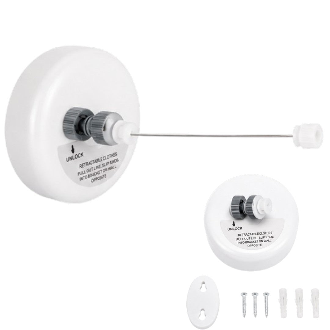 Cuerda Para Tender Ropa Retráctil De Pared 3 Metros