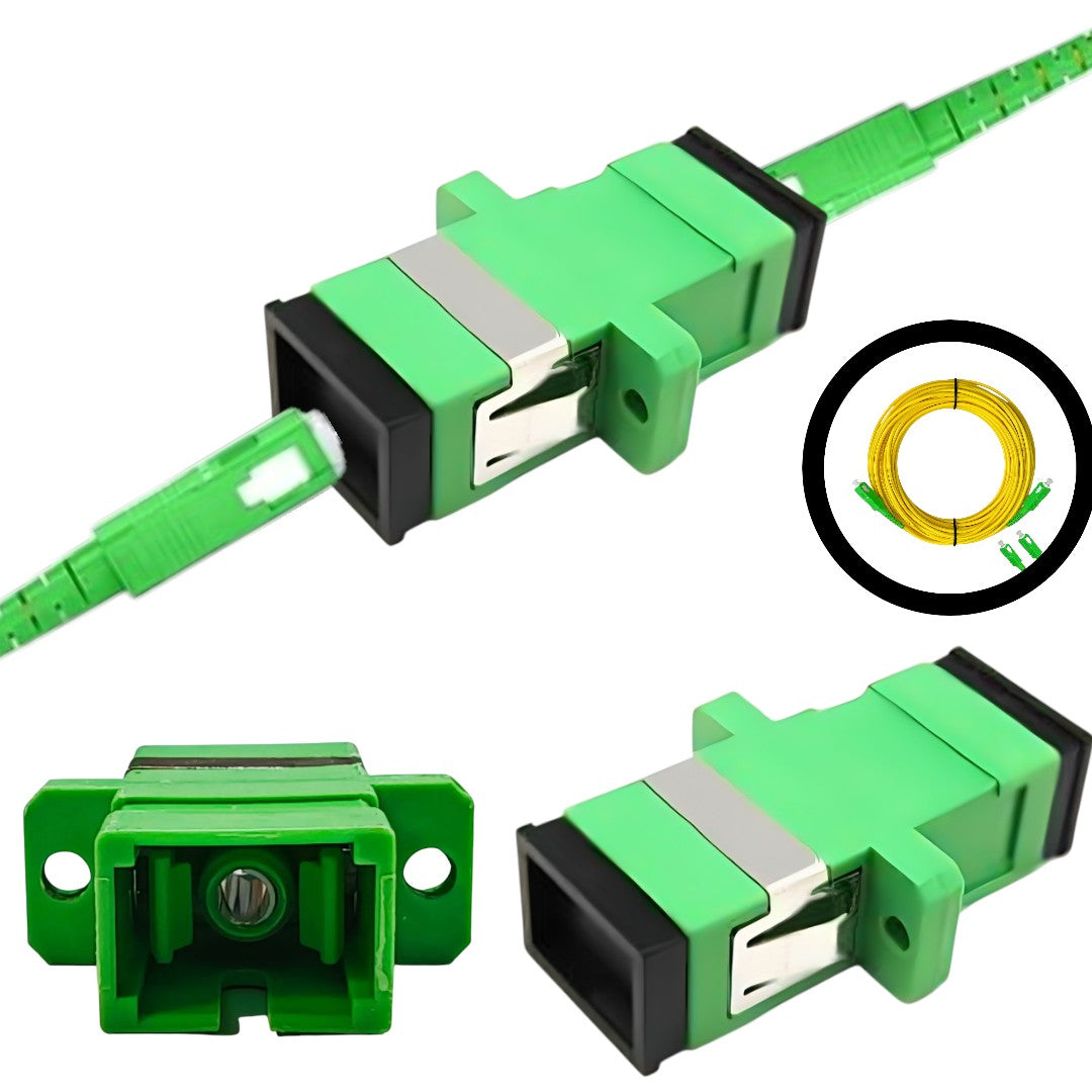 Cupla Fibra Óptica Antel Adaptador Patchcord Conector para Cable