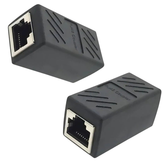 Cupla Lan Red Rj45 Cable Adaptador Hembra Ethernet