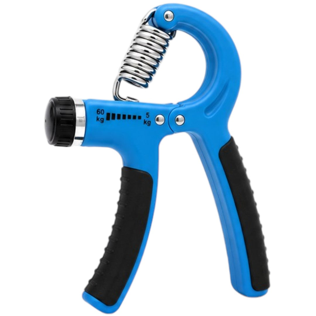 Ejercitador Para Mano Muñeca Fortalecedor 60kg Ajustable Hand Grip Azul