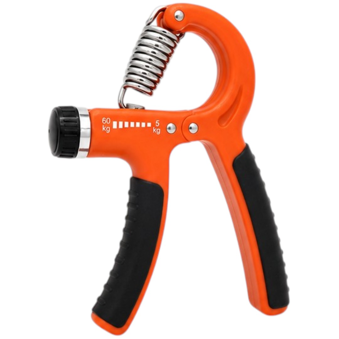 Ejercitador Para Mano Muñeca Fortalecedor 60kg Ajustable Hand Grip Naranja