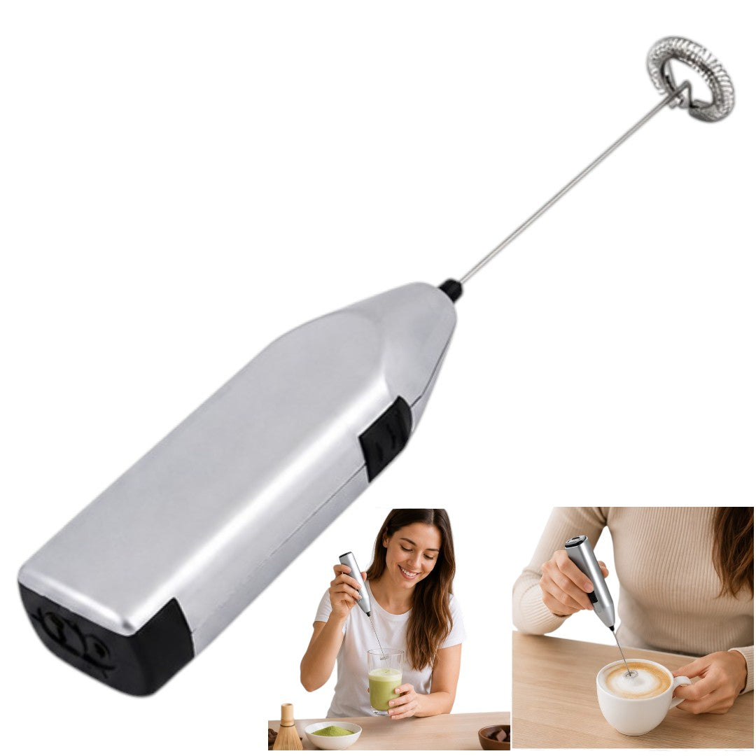 Espumador Para Café Batido Leche A Pilas Batidor Eléctrico