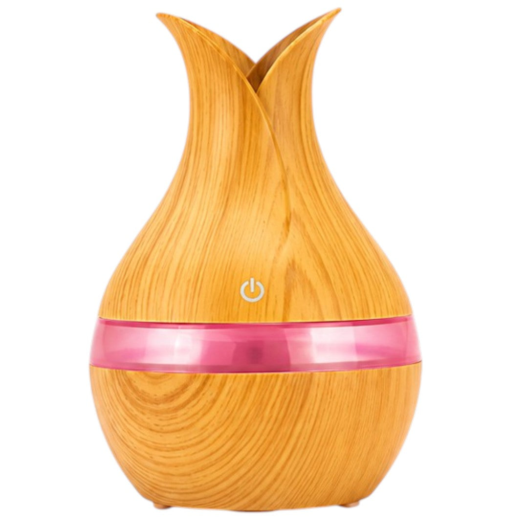 Humidificador Rgb Usb 5v Táctil Aromatizador Vaporizador Aromas Flor