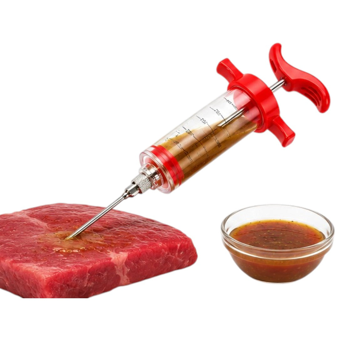 Jeringa Para Carne Condimentos Salsas Marinar Chédar