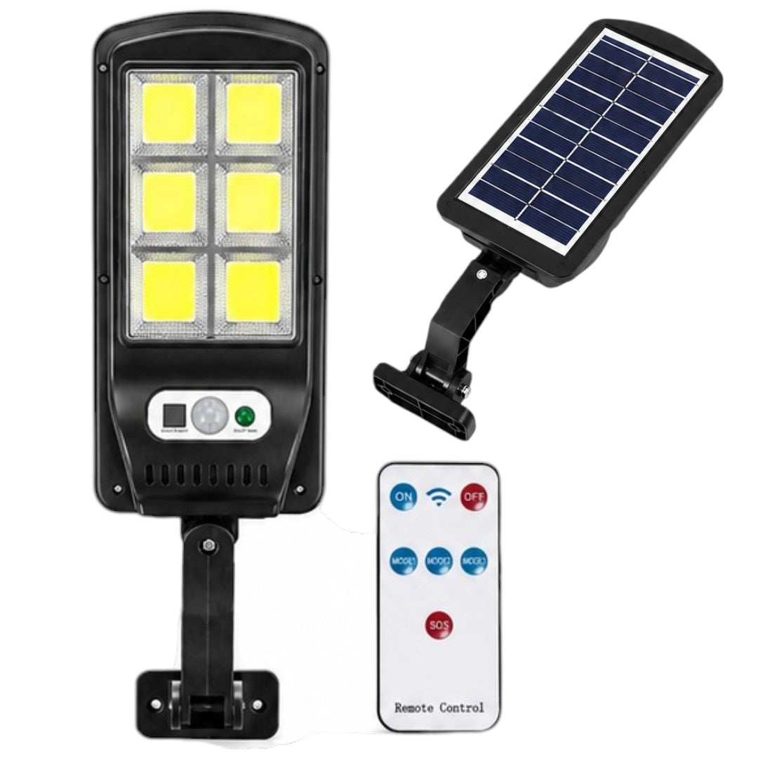 Luz Solar 100W y 240 Led Con Control Plafón 3 Modos De Exterior