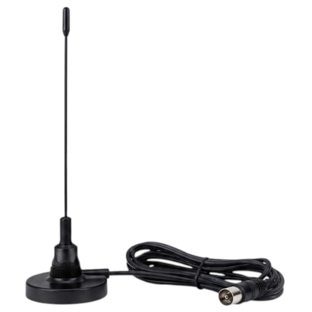 Mini Antena De TV Digital Magnética UHF VHF Para Televisor Cable Coaxial