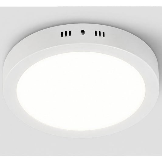 Plafón 6w Luz Fría 12cm Redondo Aluminio Led Panel Spot Aplique Foco
