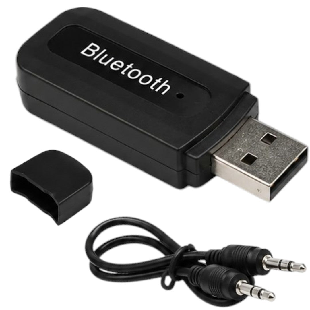 Receptor Bluetooth USB y Aux Para Auto Parlante Equipo Audio
