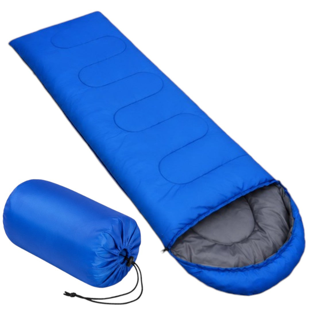 Sobre Cómodo De Dormir 2m Con Funda Bolsa Campamento Camping Azul