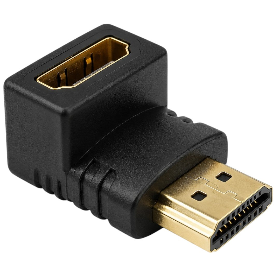 Adaptador 90° Hdmi Macho A Hdmi Hembra Conector Tv Pc Monitor