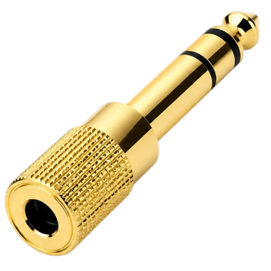 Adaptador Plug 1/4 Audio A Jack 3.5mm Stereo 6.5mm Spica