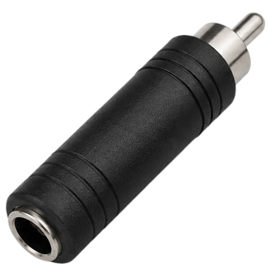 Adaptador Plug 1/4 Hembra a RCA Macho Audio Video Conector