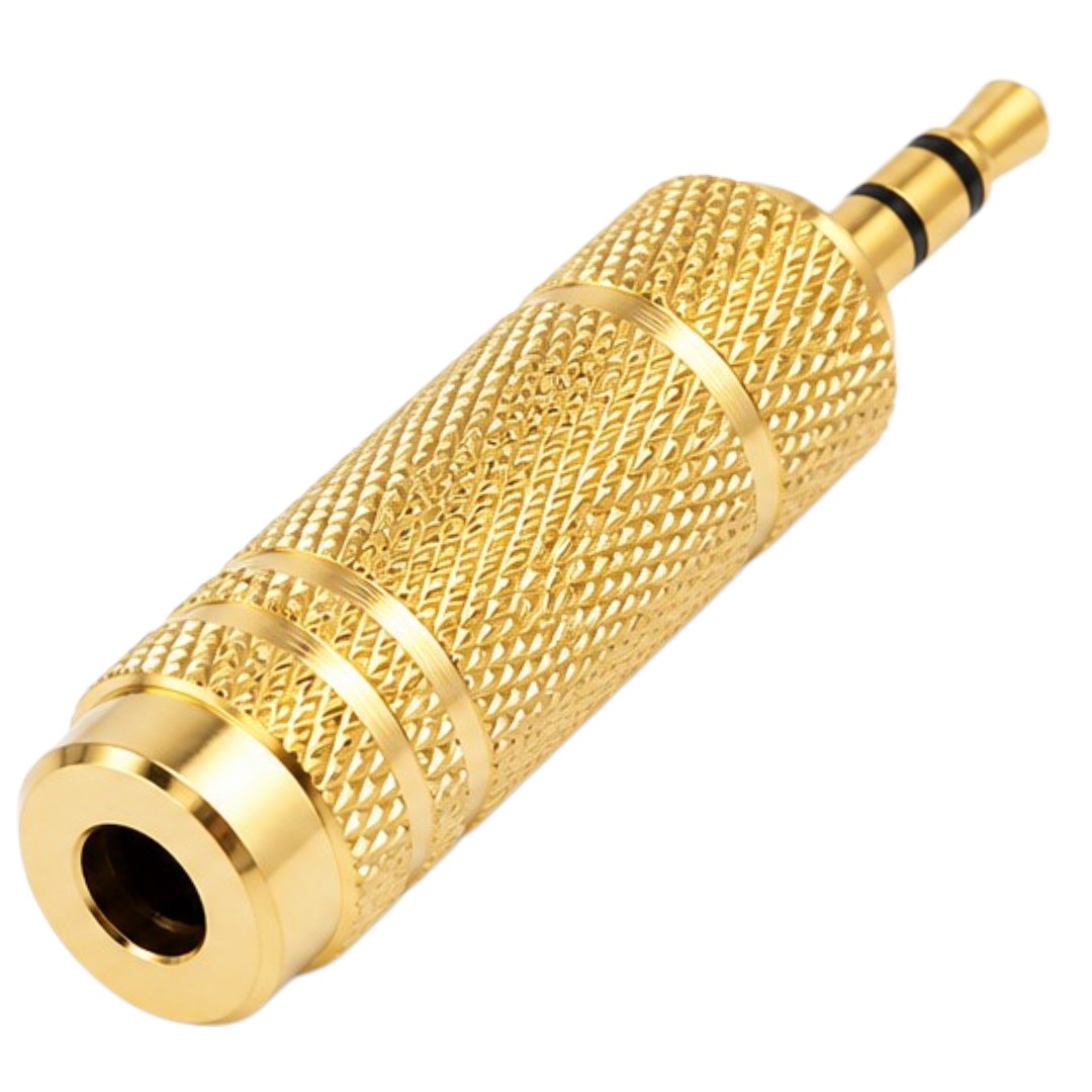 Adaptador Jack 3.5mm A Plug 1/4 Audio Stereo 6.5mm Spica