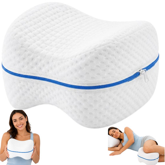Almohada Ergonómica Postura Embarazadas Piernas 25x15x6cm Blanco