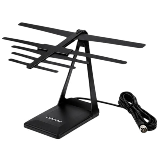 Antena De Hasta 15Km TV Digital  UHF VHF Para Televisor Cable Coaxial