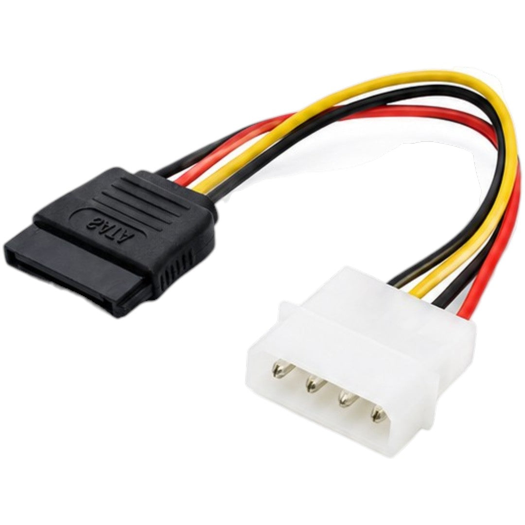Cable 4 Pines Ide A Sata Poder Alimentación Lectora Alimentación Pc