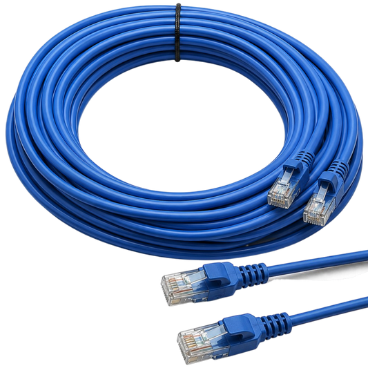 Cable Lan 10m Cat 5 Red Rj45 Ethernet Patch Cord