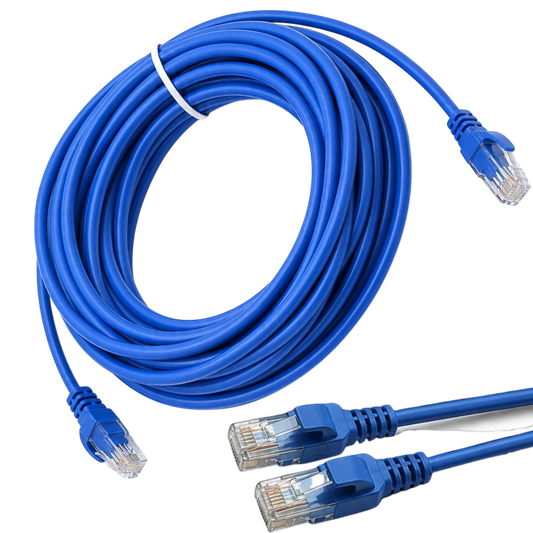 Cable Lan 15m Cat 5 Red Rj45 Ethernet Patch Cord