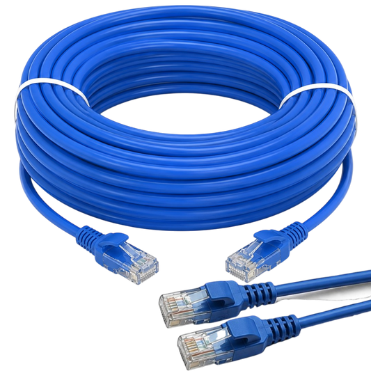 Cable Lan 20m Cat 5 Red Rj45 Ethernet Patch Cord