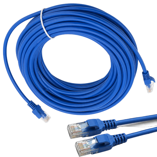 Cable Lan 25m Cat 5 Red Rj45 Ethernet Patch Cord