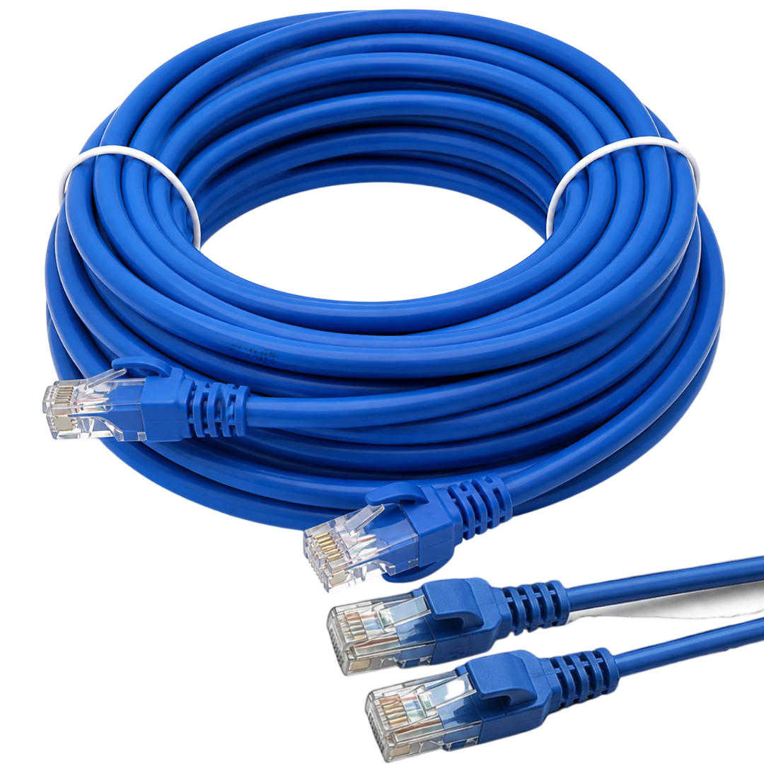 Cable Lan 30m Cat 5 Red Rj45 Ethernet Patch Cord