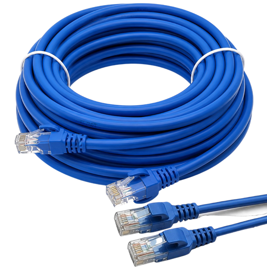 Cable Lan 30m Cat 5 Red Rj45 Ethernet Patch Cord
