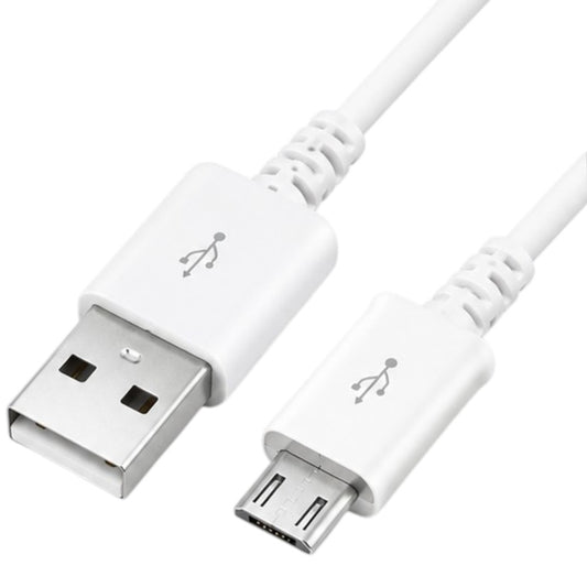 Cable Micro USB 1m Para Datos Y Carga Android Universal Blanco
