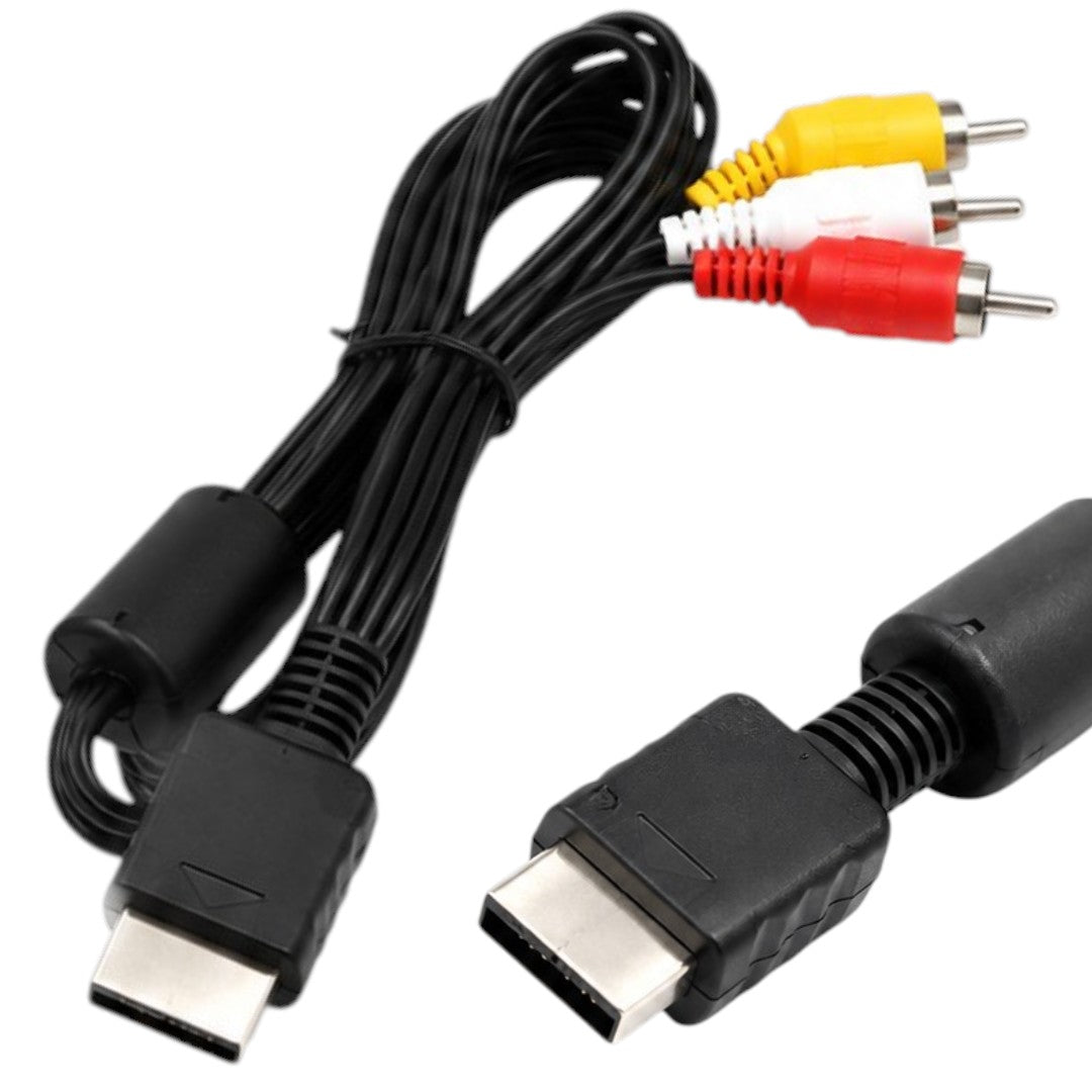 Cable Playstation PS1 PS2 PS3 Para Audio Y Video AV RCA 1.8m