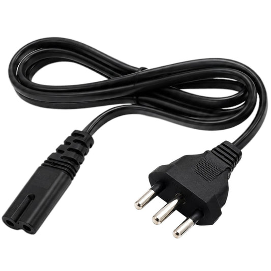 Cable Tipo 8 De Poder a 3 en Linea Alimentación 1.5 Metros 220v TV Play Radio
