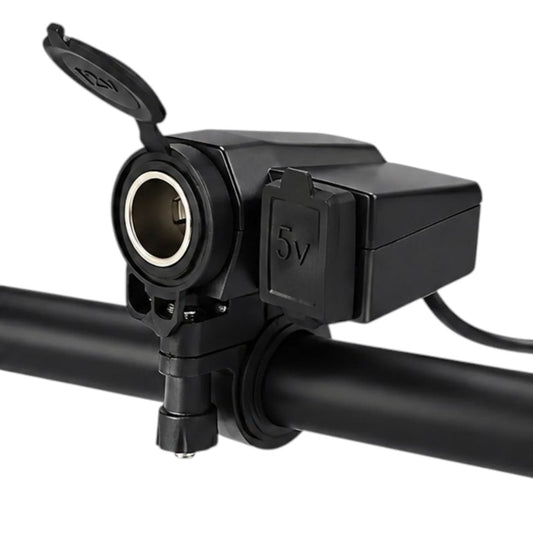 Cargador Moto USB 5V 12V Con Toma Encendedor