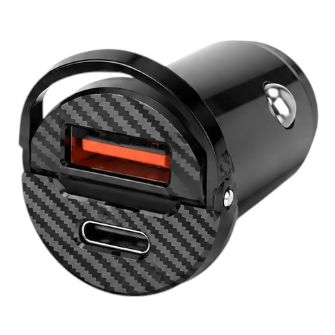 Cargador Para Celular Auto 30W Usb Tipo C Universal Toma 12v