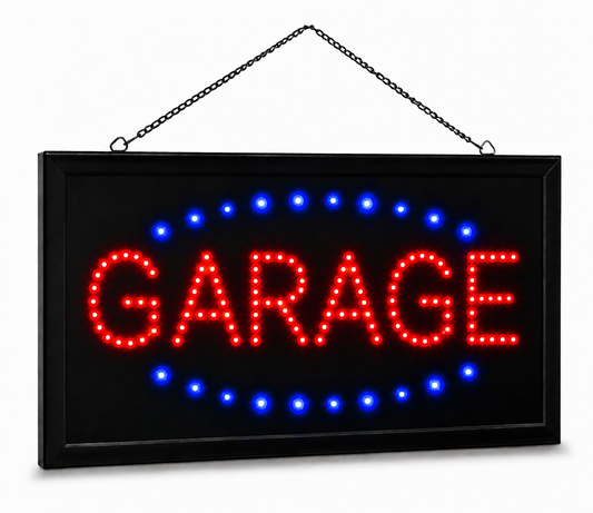 Cartel GARAGE Led Panel Luminoso Luz Letrero Promocional 220v
