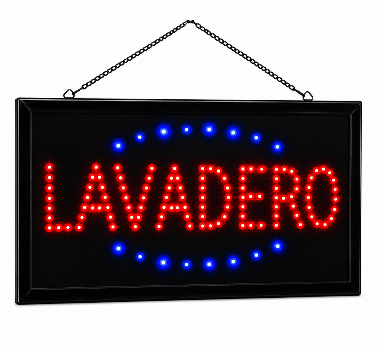 Cartel LAVADERO Led Panel Luminoso Luz Letrero Promocional 220v