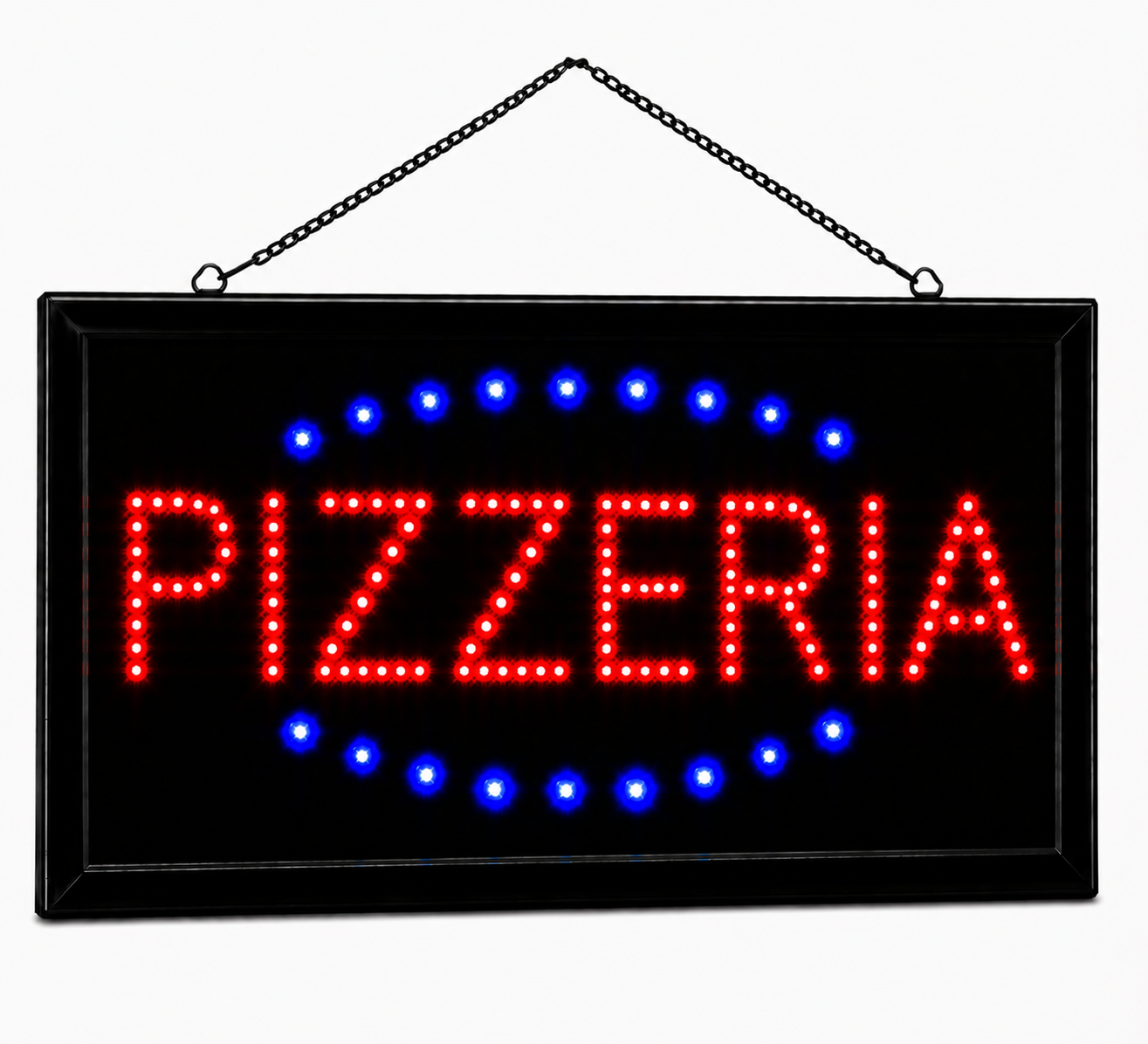 Cartel PIZZERIA Led Panel Luminoso Luz Letrero Promocional 220v