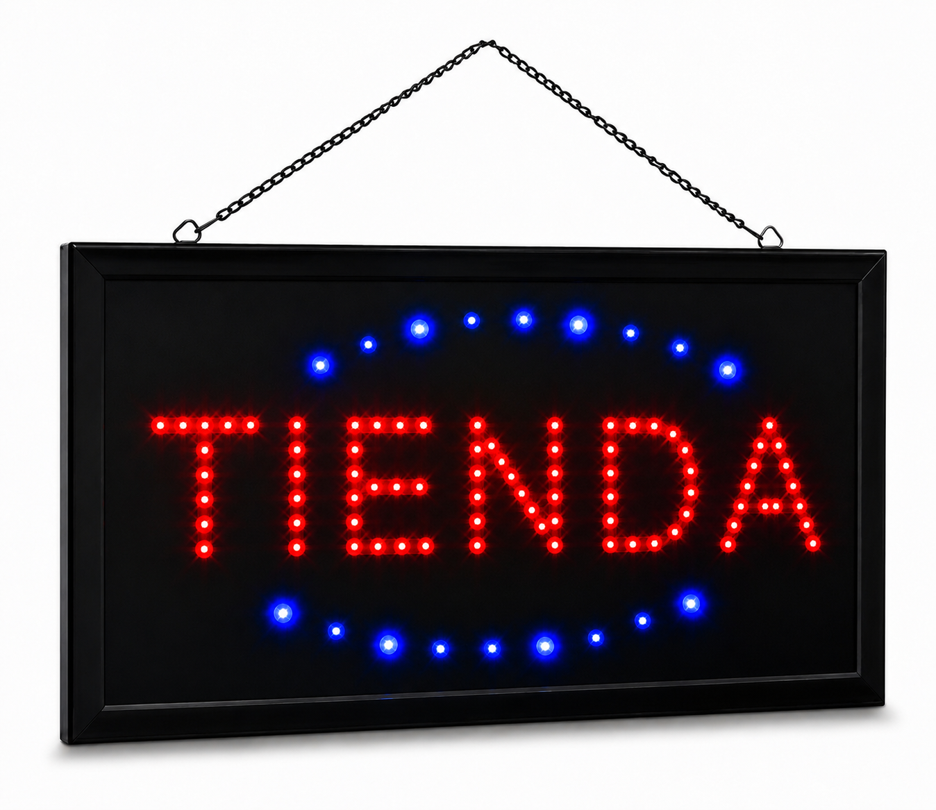 Cartel TIENDA Led Panel Luminoso Luz Letrero Promocional 220v
