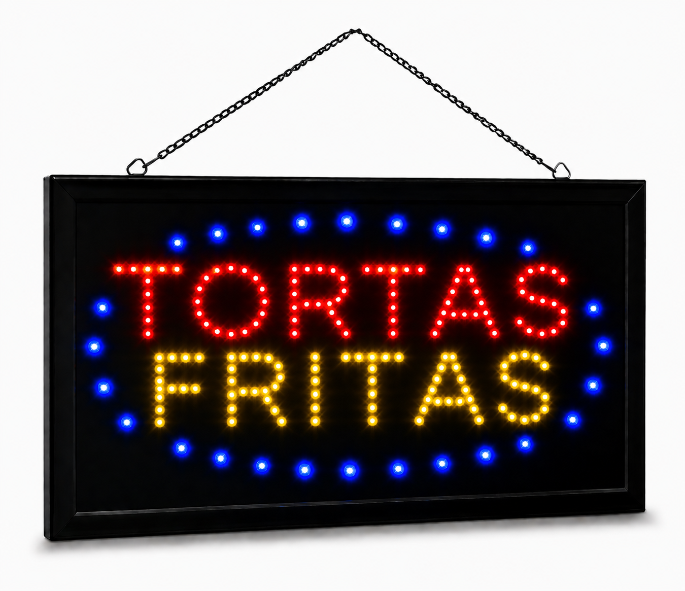 Cartel TORTAS FRITAS Led Panel Luminoso Luz Letrero Promocional 220v