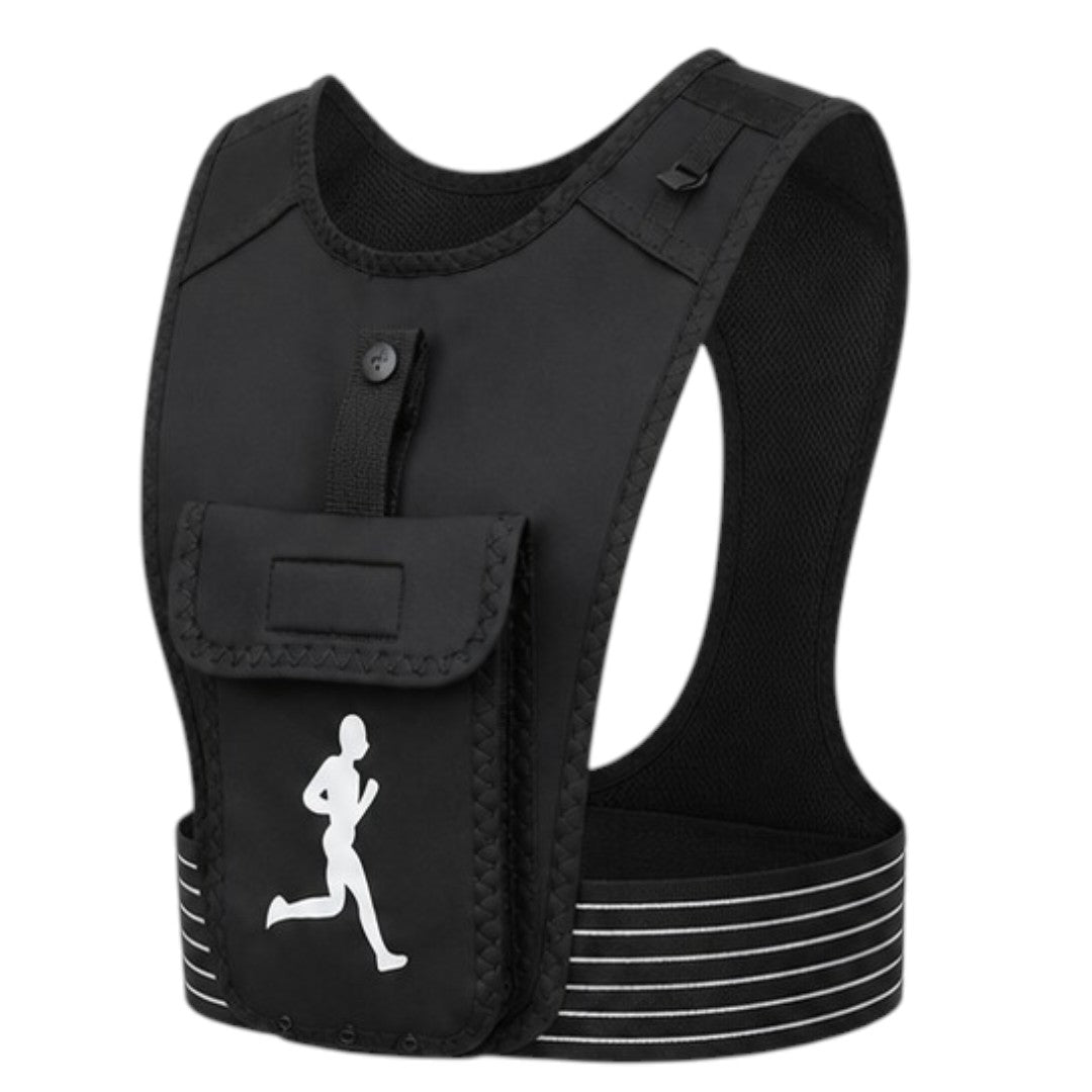 Chaleco Deportivo Con Riñonera Ajustable Talle S A XL